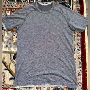 Lululemon Metal Vent Tech Short sleeve Heather Gray Shirt.
